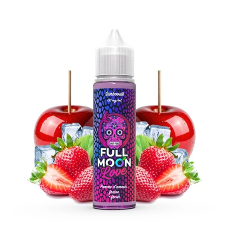 E-liquide Love 50ml 0mg – Full Moon | Pomme d’amour & Frais