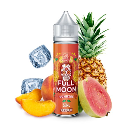 E-liquide Sunrise 50ml Full Moon | Ananas Papaye Pêche | FranceVapote