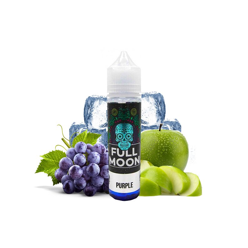 E-liquide Purple 50ml Full Moon | Raisin & Pomme Frais | FranceVapote