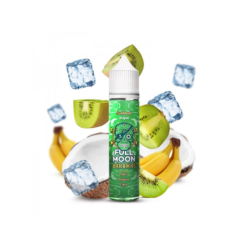 E-liquide Bahamas 50ml Pirates by Full Moon | Kiwi, Banane, Coco
