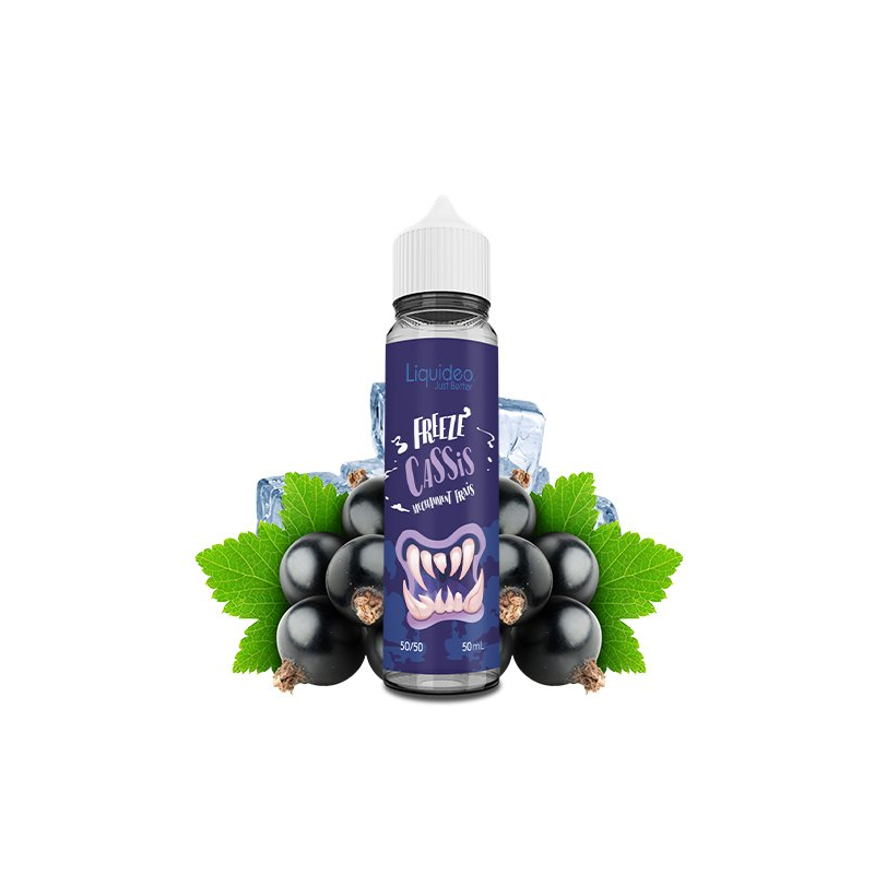 E-liquide Freeze Cassis 50ml - Liquideo Cassis Frais Intense