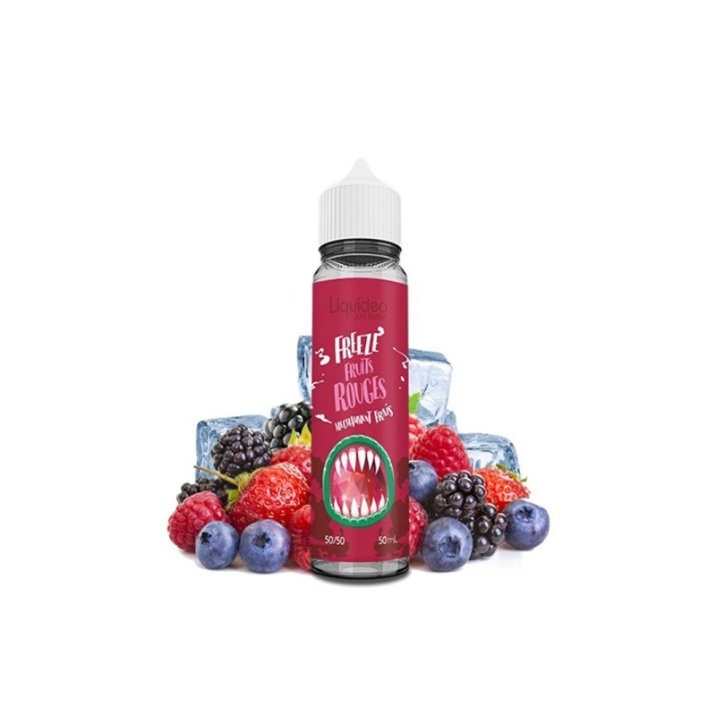 E-liquide Freeze Fruits Rouges 50ml - Liquideo | Fraise, Mûre & Frais