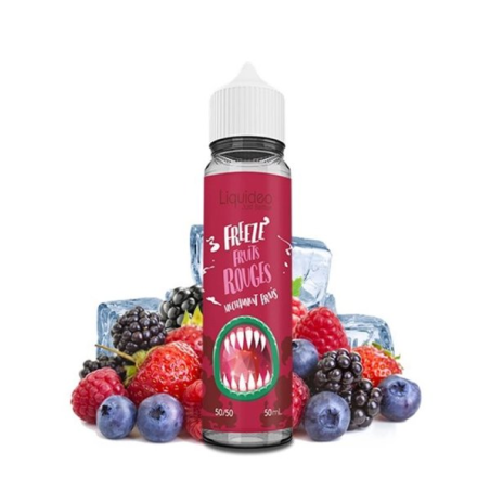 E-liquide Freeze Fruits Rouges 50ml - Liquideo | Fraise, Mûre & Frais