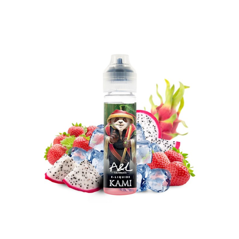 E-liquide Kami 50ml - Ultimate A&L (Fraise, Fruit du Dragon & Frais)