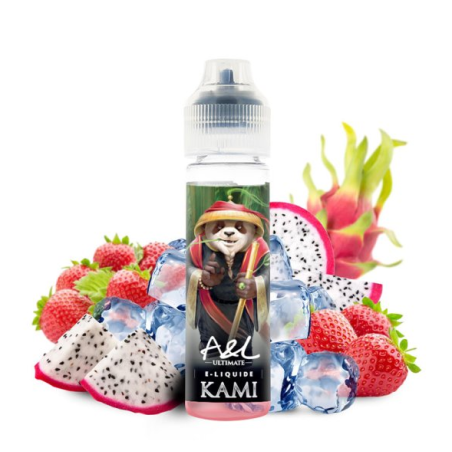 E-liquide Kami 50ml - Ultimate A&L (Fraise, Fruit du Dragon & Frais)
