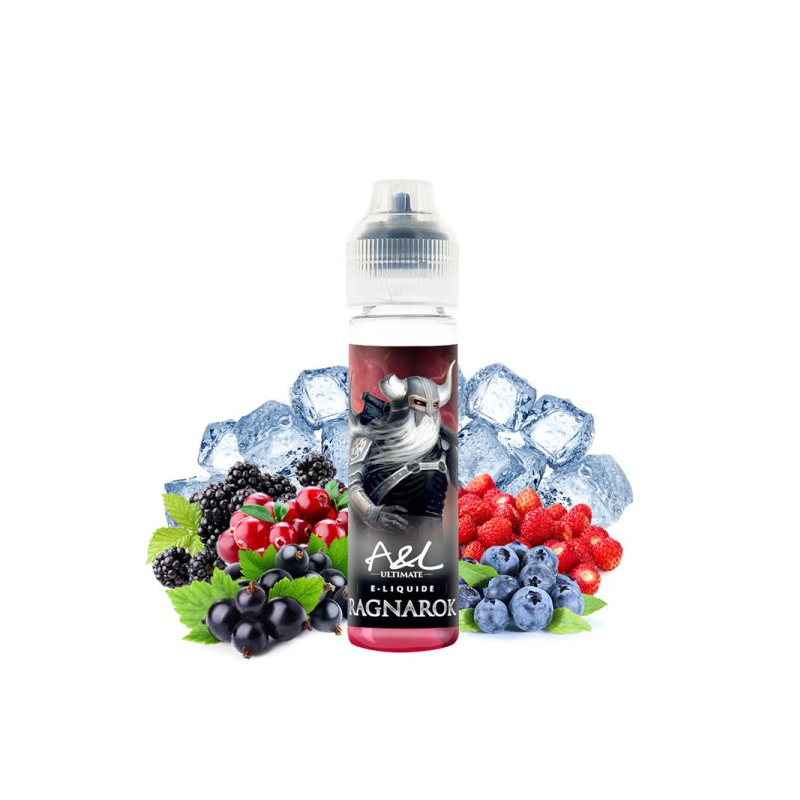 E-liquide Ragnarok 50ml - Ultimate A&L (Fruits Rouges & Fraîcheur Boréale)